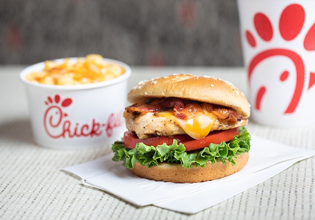 Cfa menu shop